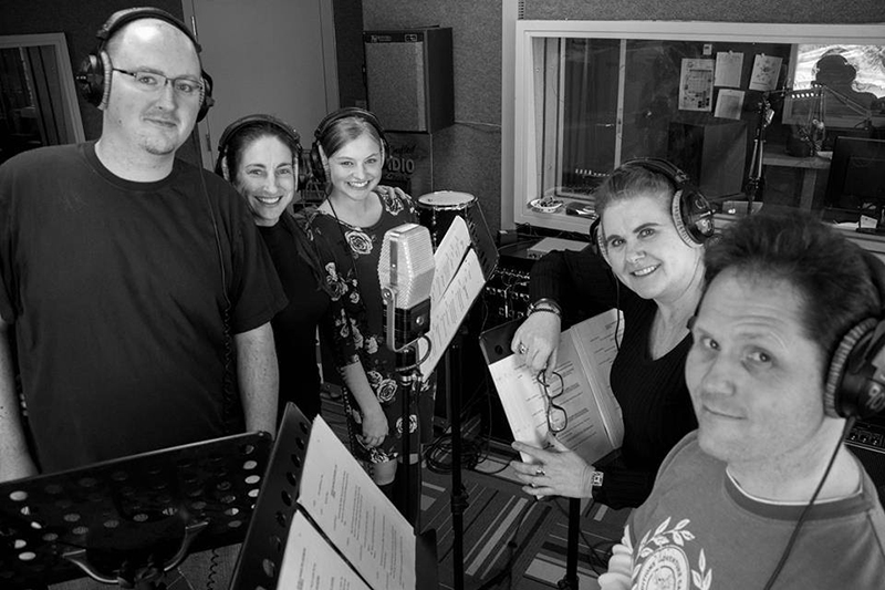 Cast Recording Photo